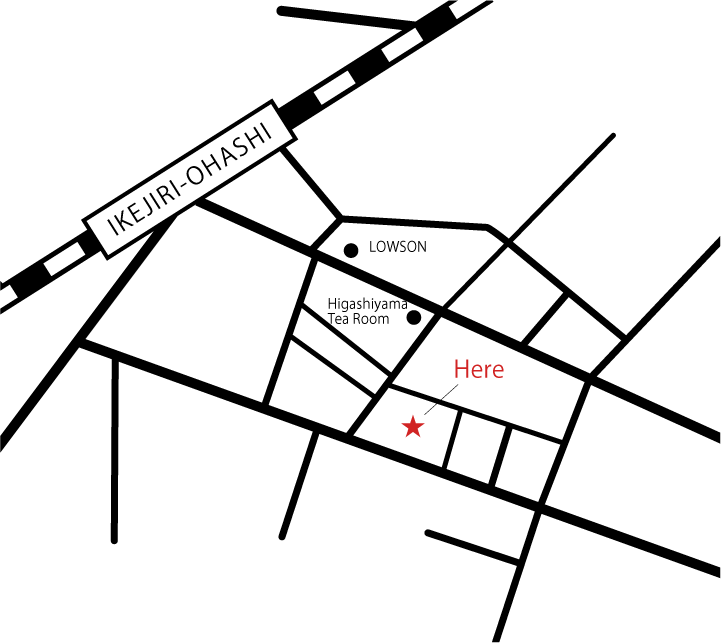 三軒茶屋店の地図