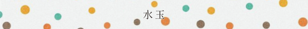水玉柄ボタン
